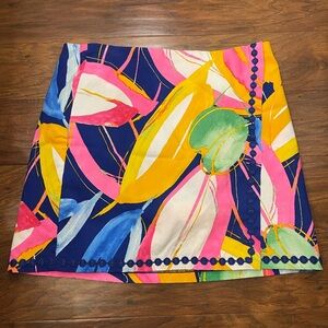 Crown & Ivy Mini Pull On Tropical Skort Size 6